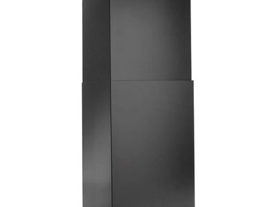 7642100 Verlengschouw zwart Flatline eiland max. 310mm