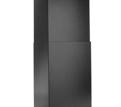 6512100 Chimney extension black Salsa wall, max. 320mm Novy