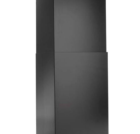 6512100 Chimney extension black Salsa wall, max. 320mm  Novy