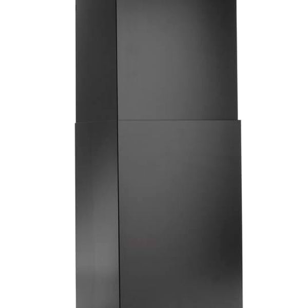 6512100 Chimney extension black Salsa wall, max. 320mm 