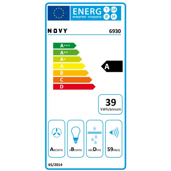 6930 Pureline Pro 90 cm stainless steel Novy