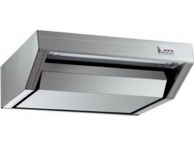 736 Onderbouwkap met geluiddemper 60 cm inox