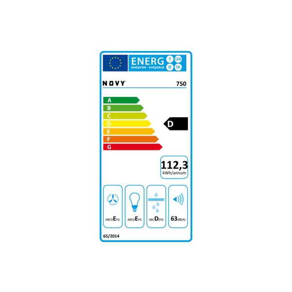 750 Onderbouwkap met gel. demp 100 cm 2x motor inox 