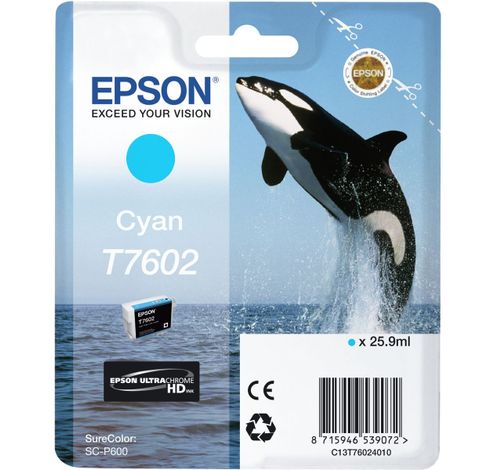 T7602 cyaan  Epson