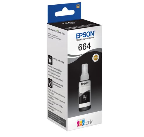 664 EcoTank Black ink bottle (70ml)  Epson