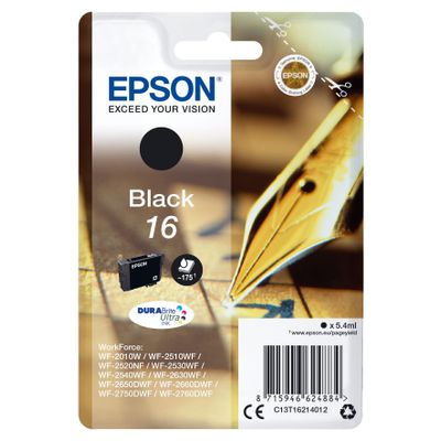 Singlepack Black 16 DURABrite Ultra Ink  Epson