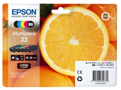 Multipack 5-colours 33 Claria Premium Ink