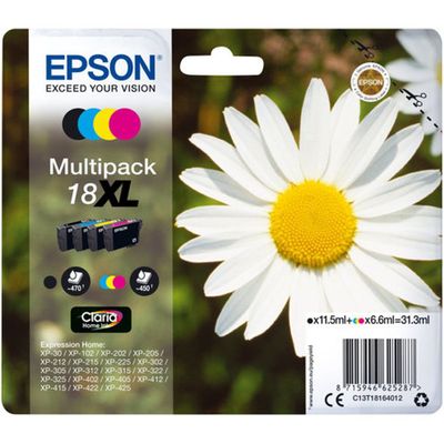 18XL Black + 3-color High Cap  Epson