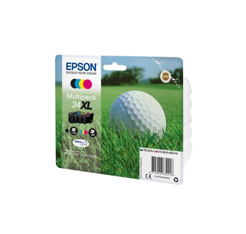 Multipack 4 couleurs 34XL DURABrite Ink Ultra CMJN (X)  Epson