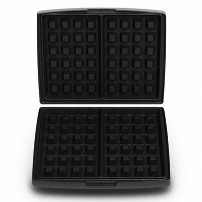 Set Bakplaten voor Brusselse en Luikse Wafels 4x6  Fritel