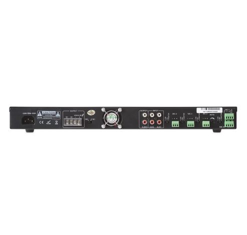 MX-120M mengversterker met muziekbron 19" 1U 100V 120W  ArtSound