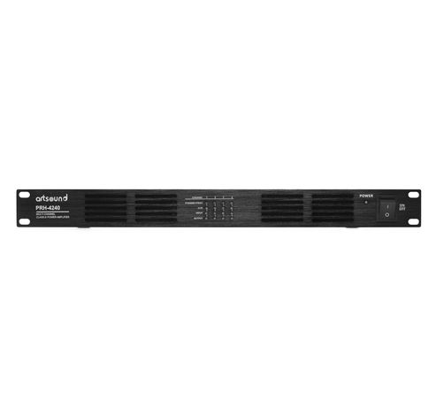 PRH-4240 eindversterker 100V & 8 ohm 4x 240W class D 1U  ArtSound