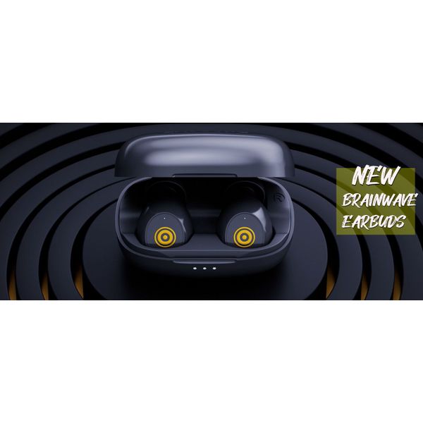 BRAINWAVE01 true wireless earbuds zwart 