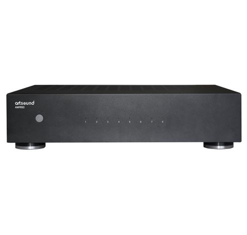 AMP850 multikanaalsversterker 8x50W zwart  ArtSound