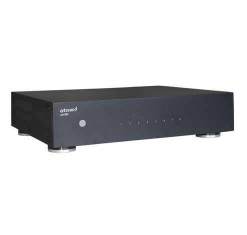 AMP850 multikanaalsversterker 8x50W zwart  ArtSound