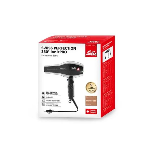 Solis Swiss Perfection 360° IonicPRO Black (Type 440)