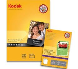 Photo Paper Ultra Premium A4 w/ Magnetic Promo Pac Kodak