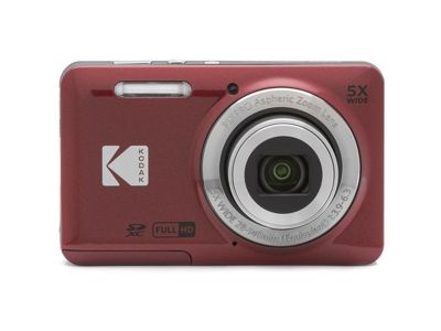 FZ55 5X Zoom CMOS FHD Li-ion Red
