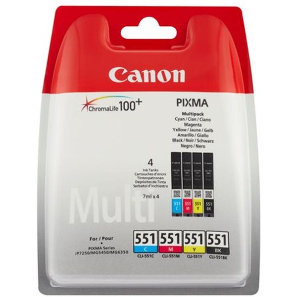 Canon CLI-551-C/M/Y/BK Multipack