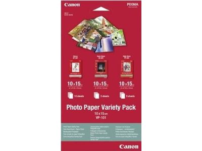 VP-101 Photo Paper Variety Pack 10x15 cm - 20 vel