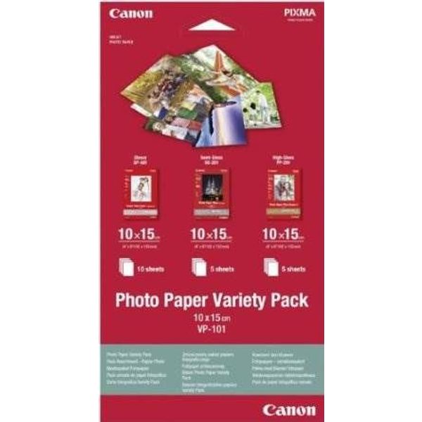 Canon VP-101 Photo Paper Variety Pack 10x15 cm - 20 vel