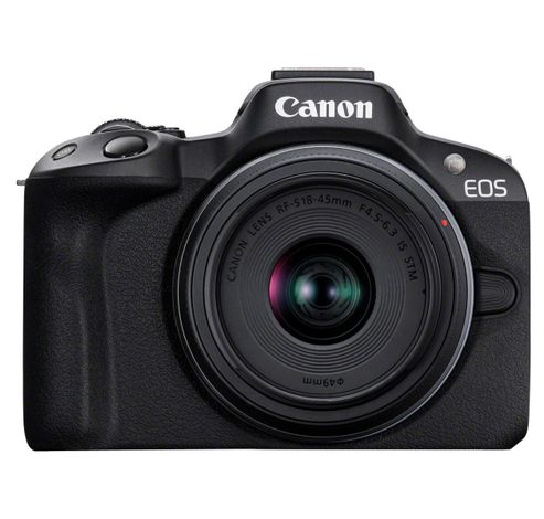 EOS R50 Black + RF-S 18-45 IS STM  Canon