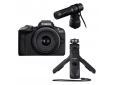 EOS R50 Black + RF-S 18-45 Content Creator Kit