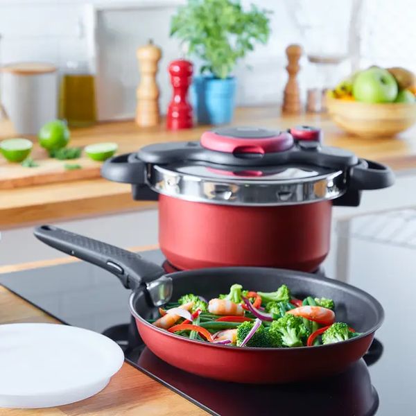 Tefal P4704200 Ingenio All-in-One Set met snelkookpan + pan + kookpot + afneembare handgreep + pannenbeschermer