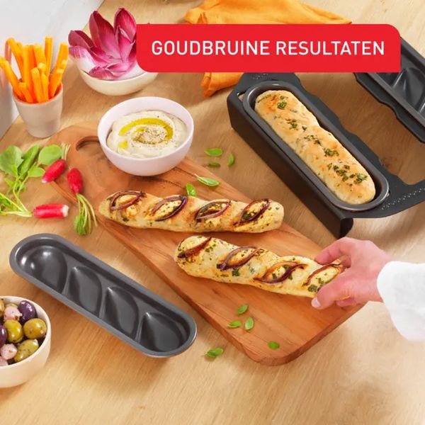 Tefal J3089304 Creabake Set van 3 briochevormen - Cake Factory