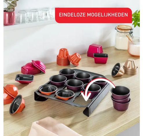 J3087304 Creabake Set van 3 mini-baguettevormen - Cake Factory  Tefal