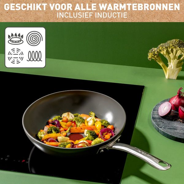 Tefal C4241953 Renew+ Wokpan 28cm