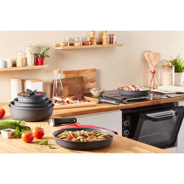 Tefal Ingenio Natural Force L3969202 Set van 2 pannen 22/26 cm + afneembare handgreep