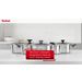 Tefal H852S325 Nordica Set van 3 inox kookpotten 16/20/24 cm + 3 deksels