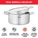 Tefal H852S325 Nordica Set van 3 inox kookpotten 16/20/24 cm + 3 deksels