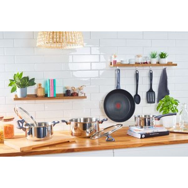 Tefal G713SB45 Daily Cook RVS Inductiepannenset 4-delig