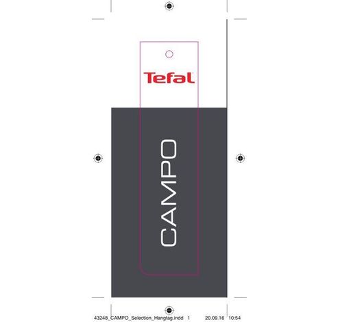 K3031014 Campo Isoleerkan 1L Antraciet  Tefal