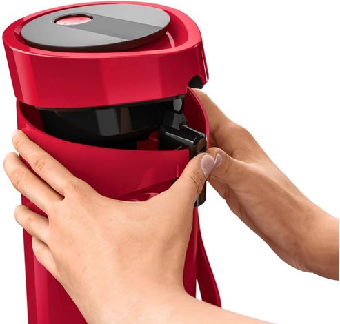 K3140314 Ponza Bouteille isotherme à pompe 1,9L Rouge  Tefal