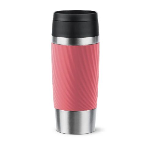 N2024410 Travel Mug Gobelet isotherme Easy Twist - 0,36 L - Rose  Tefal