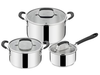 Home Cook Jamie Oliver Kookpottenset 3delig RVS