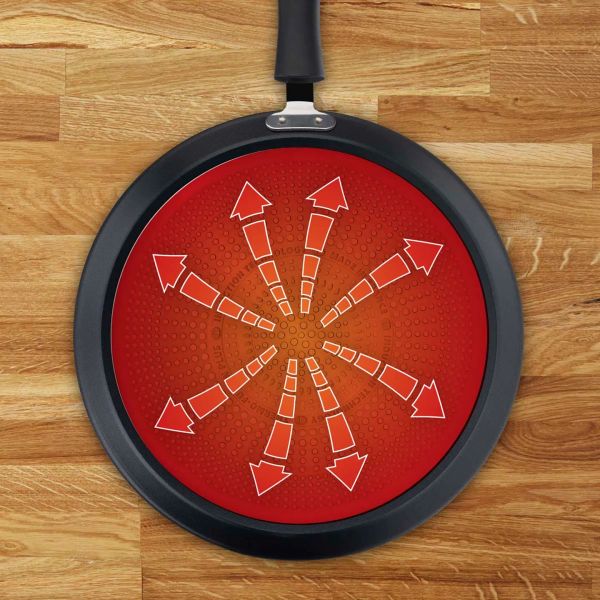Tefal Creative Eenhoorn pannenkoekenpan 25 cm, pannenkoekenpan geschikt voor inductie, anti-aanbaklaag, pannenkoeken pannenkoeken, incl. doseerfles 200 ml, zwart