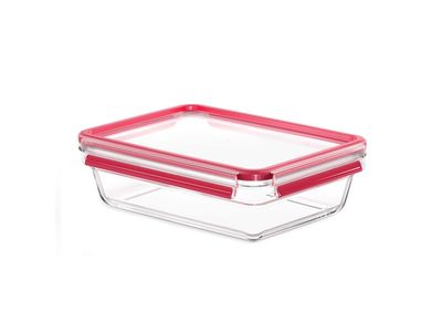 Masterseal bewaardoos glas Rechthoekig 2L Rood