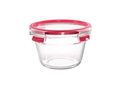 Masterseal bewaardoos glas Rond 0,9L Rood