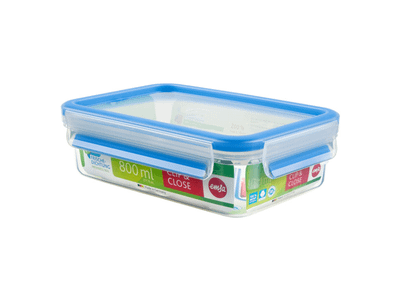 Masterseal bewaardoos rechthoekig 0,8L blauw