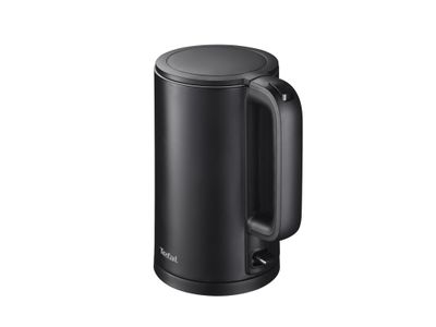 Thermo Protect Kettle, Electric Kettle, Safe to Touch, Full Stainless Steel Inside, Black