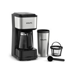 KM207D10 Simply Brew 3-in-1 Filter koffiezetapparaat + Isotherme drinkbeker Krups