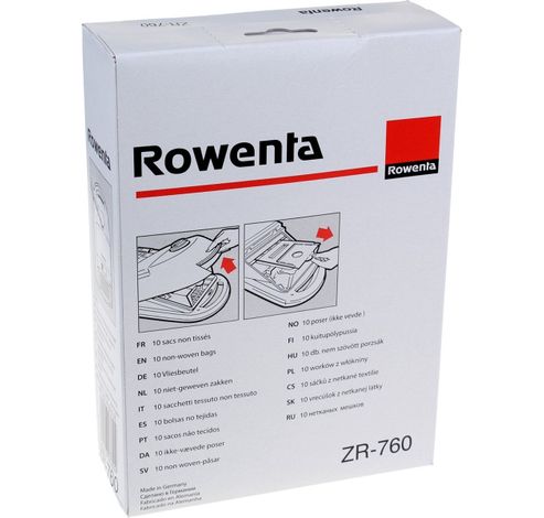 ZR760 10 bags  Rowenta