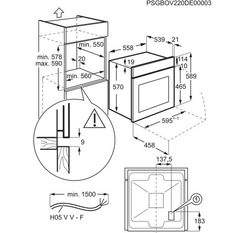 OEF5H50BX  Electrolux