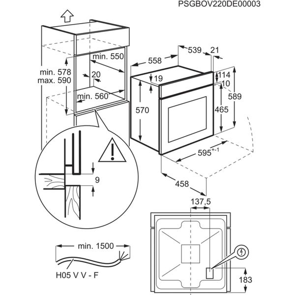 Electrolux OEF5H50BX