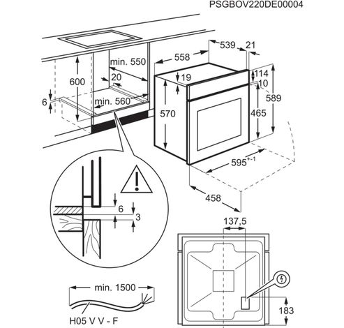 OEF5H50BX  Electrolux