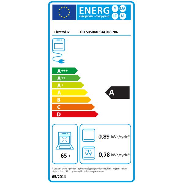 Electrolux OEF5H50BX